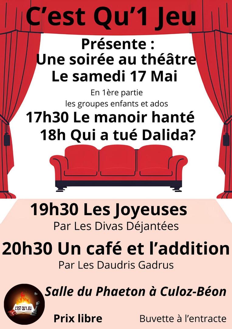 Soirée théâtre à Culoz_Culoz-Béon