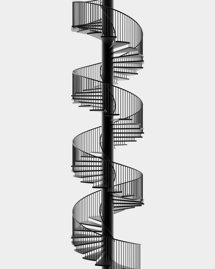 Escalier métal