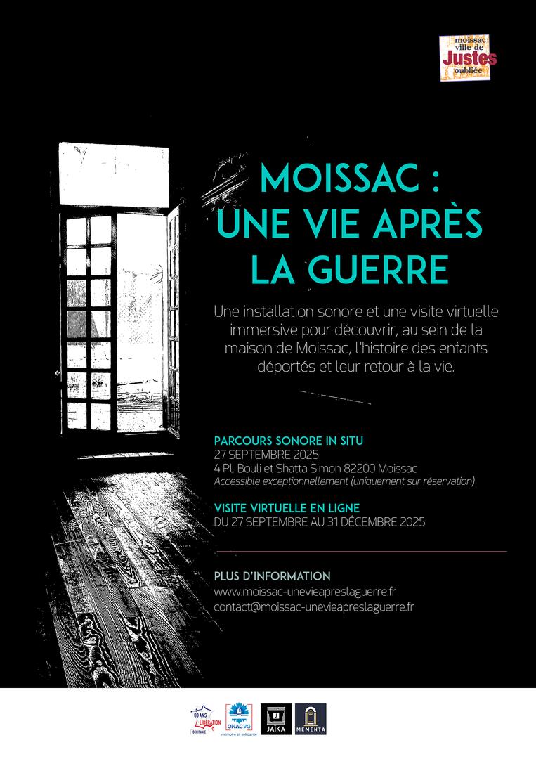 Affiche Moissac Une vie après la guerre