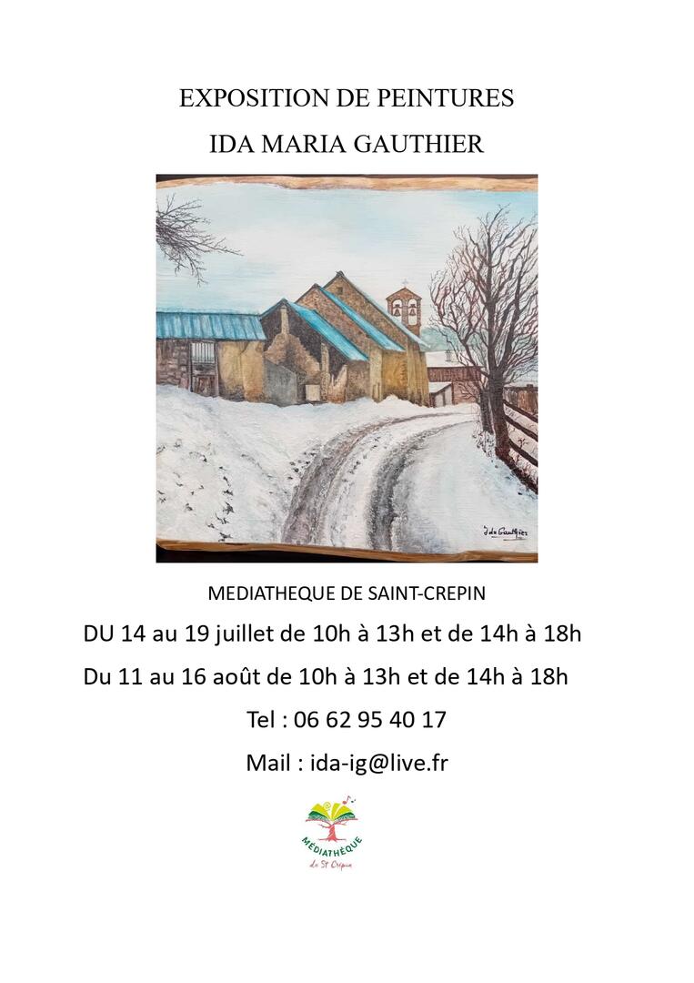 Exposition de peinture_Saint-Crépin