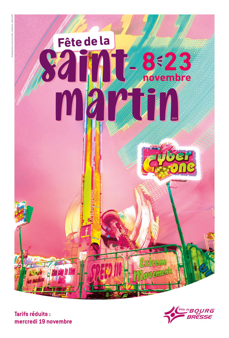 Affiche Fête foraine 2025