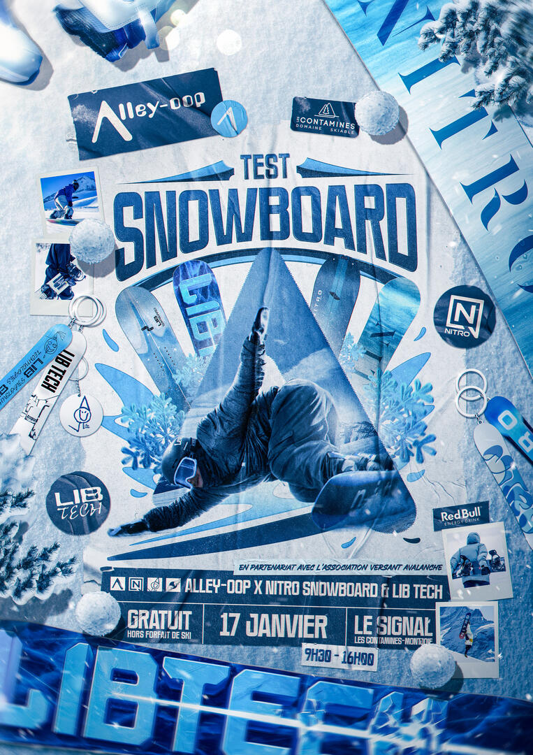 Nitro snowboard test x Alley Oop_Les Contamines-Montjoie