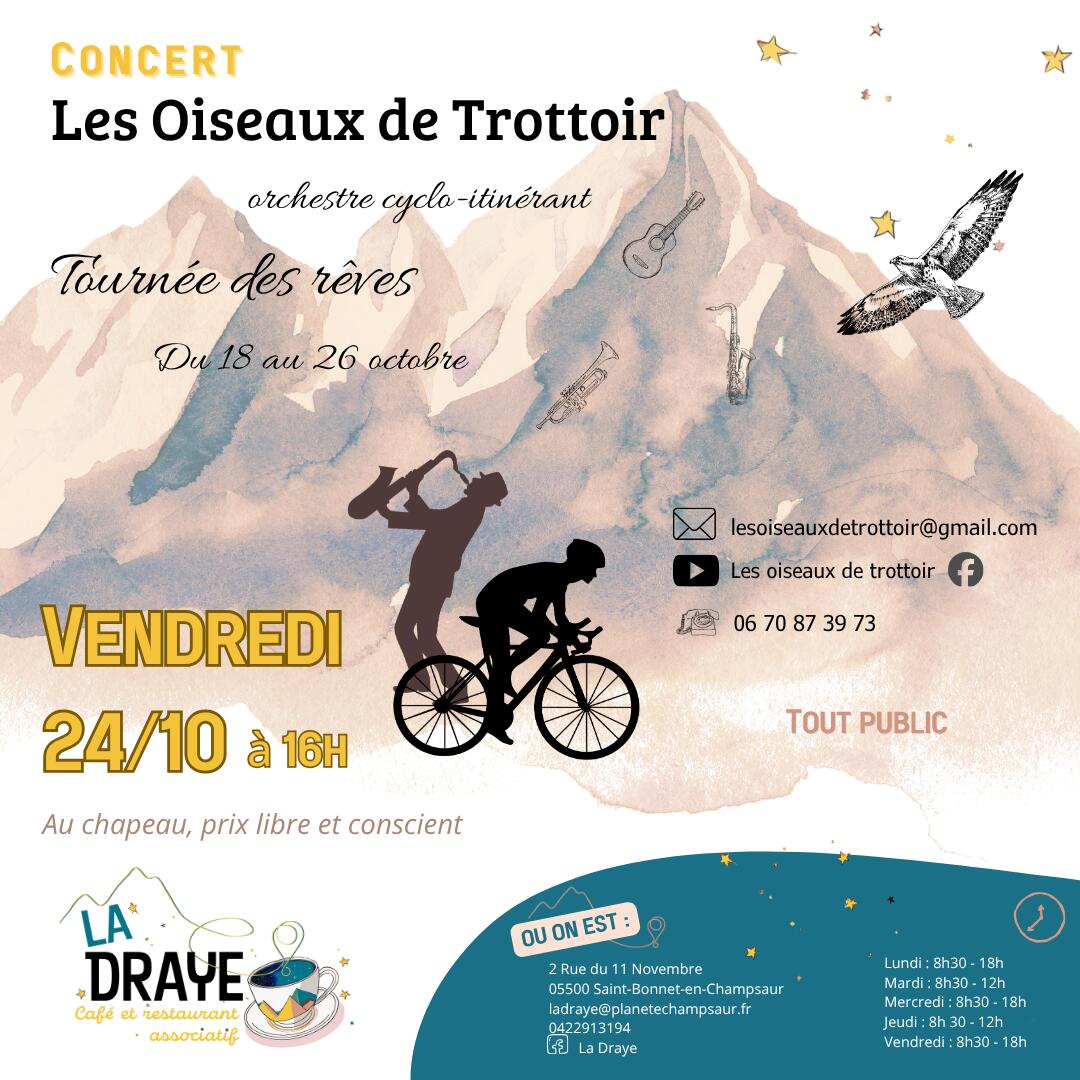 Concert "Les oiseaux de trottoir"
