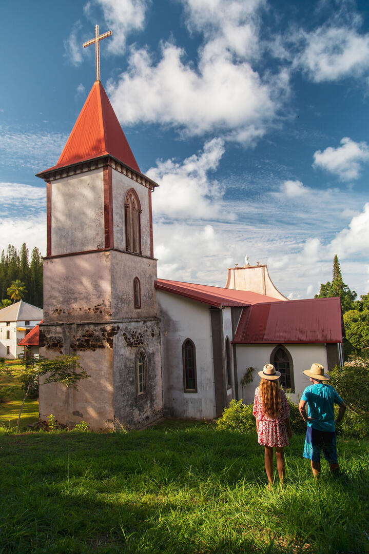Église de Vao (Île des Pins) Sud Tourisme NouvelleCalédonie