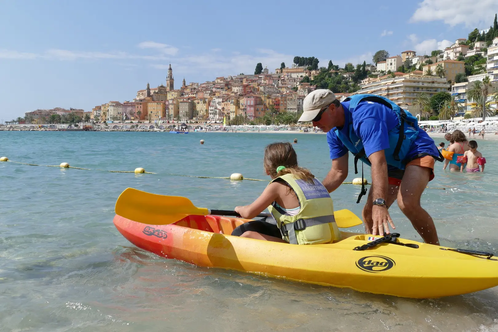 Un’ora di kayak da mare (Menton) L'ufficio del Turismo Mentone