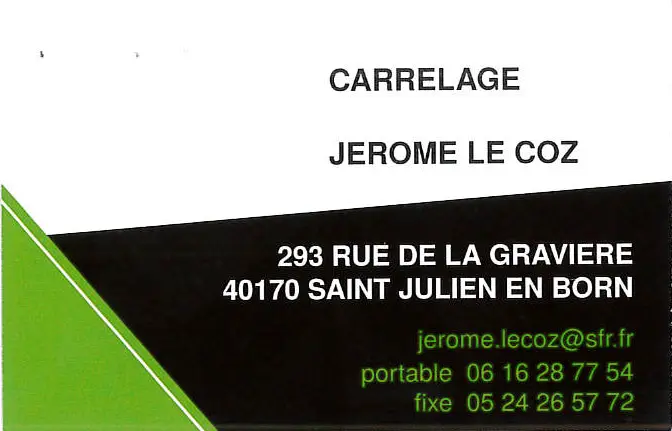 Carte de visite LE COZ Jérôme