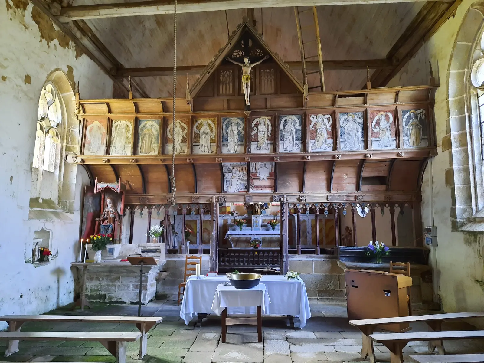 Chapelle Saint-Fiacre Melrand - Vallée du Blavet - intérieur (3)