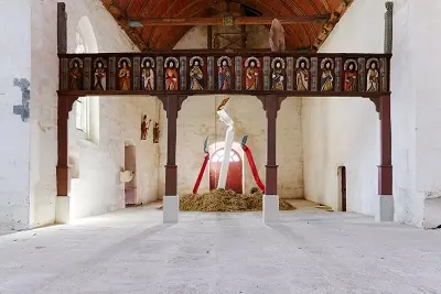 Jubé_chapelle_Saint-Adrien_SAint-Barthélemy_l'Art dans les chapelles©Bernard Pagès 2017 photo