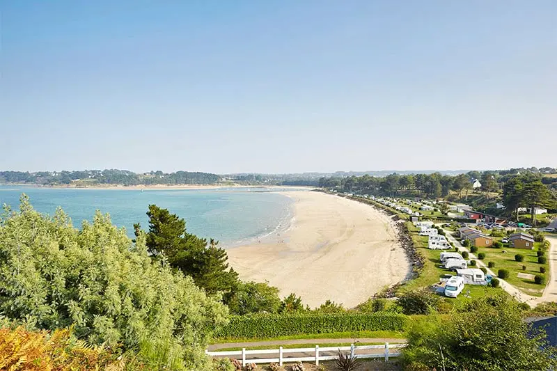Plage du Fond de la Baie à Locquirec