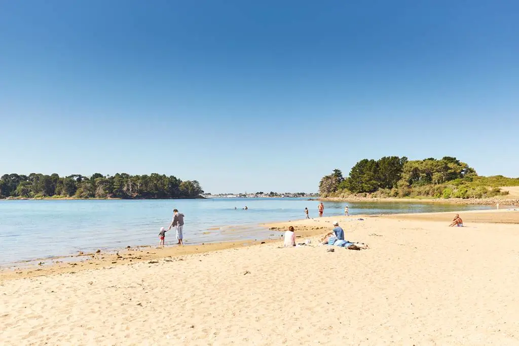 Plage Les 7 îles-Baden-Golfe-du-Morbihan-Bretagne sud