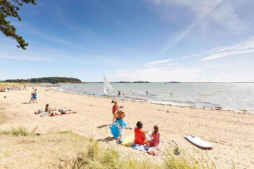 Plage Pointe du Bill-Séné-Golfe-du-Morbihan-Bretagne sud