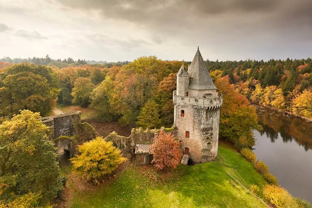 Forteresse de Largoët-Elven-Golfe-du-Morbihan-Bretagne sud
