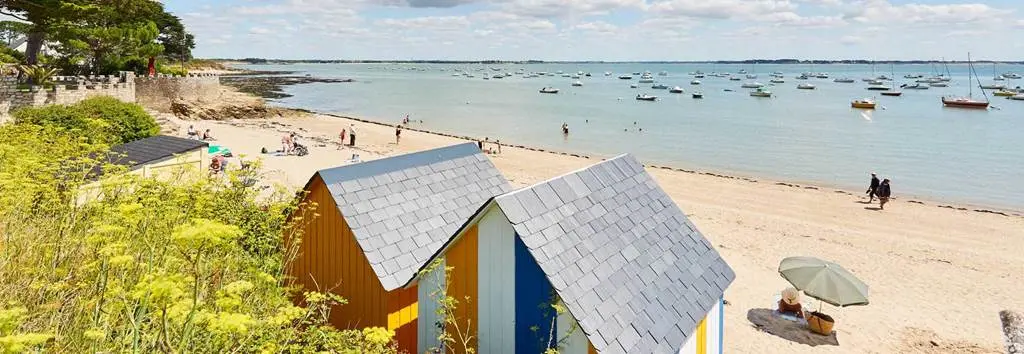 Petite plage de Kervoyal Damgan Morbihan