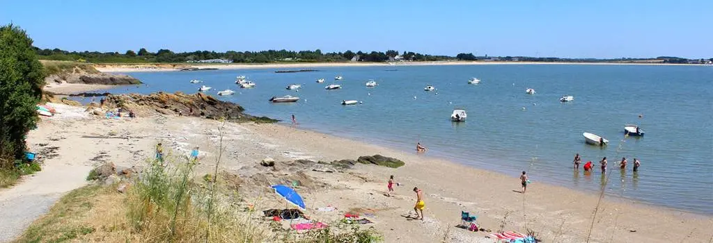 Plage de Tréhervé Ambon Morbihan