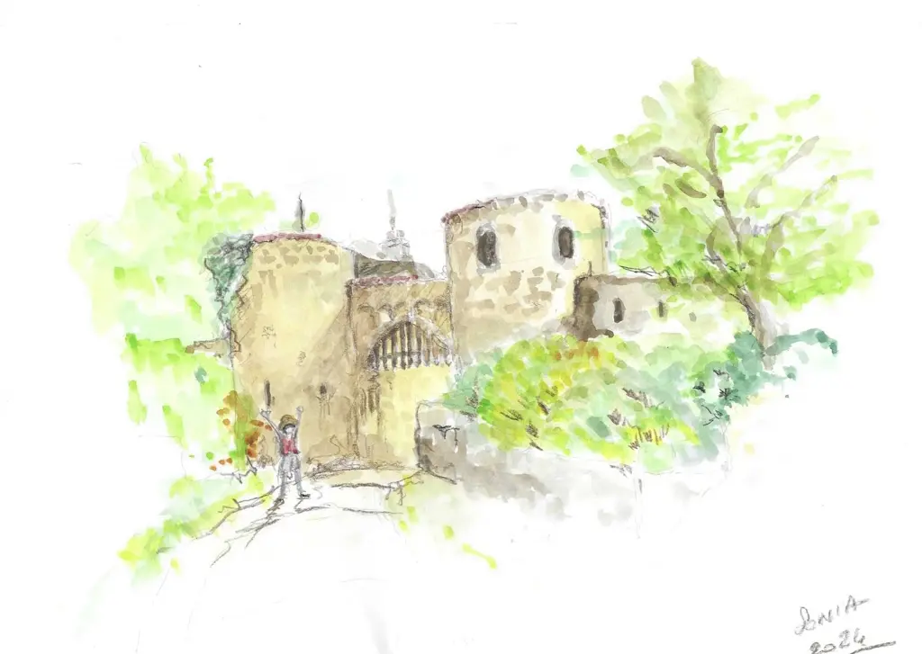 Aquarelle avec Sonia