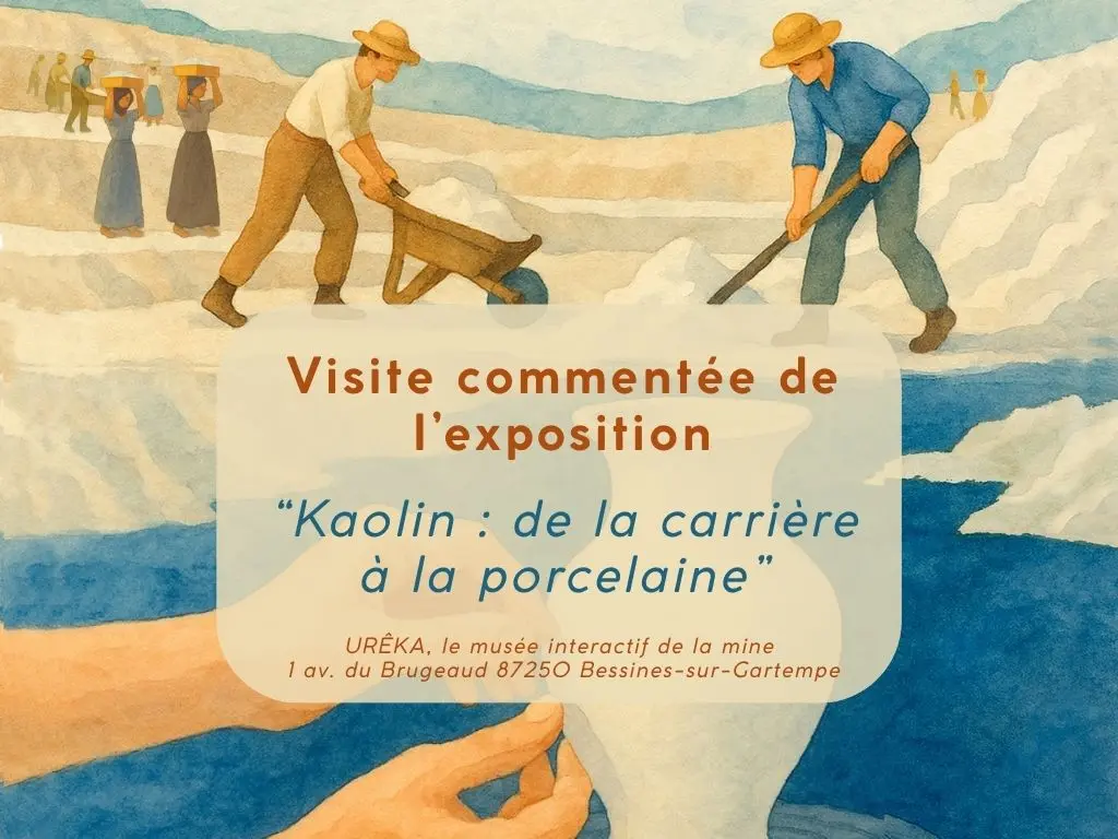 Visite commentée de l'exposition Kaolin et porcelaine