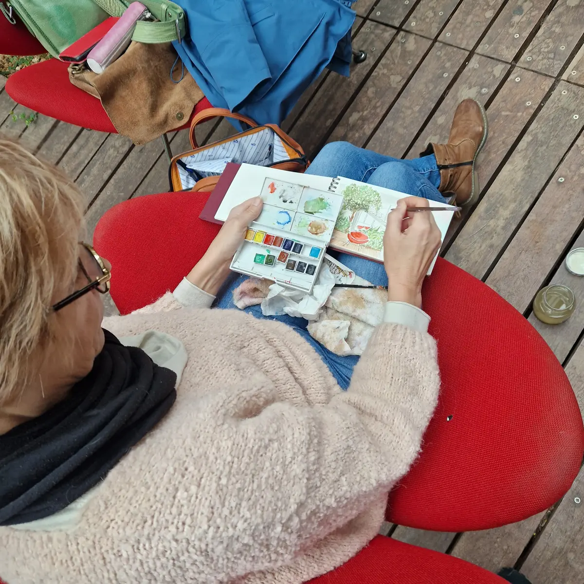 Art déco en croquis @L. Mangeret