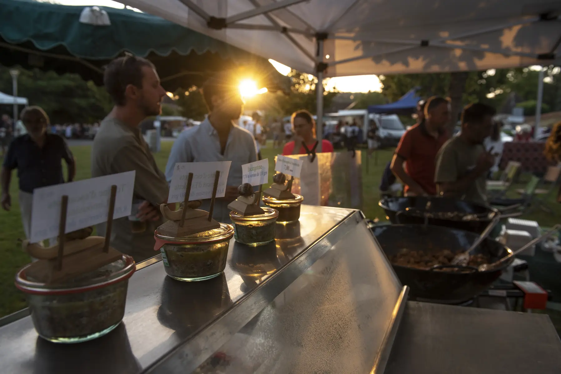 Marché des producteurs de Pays à Vicq sur Breuil.