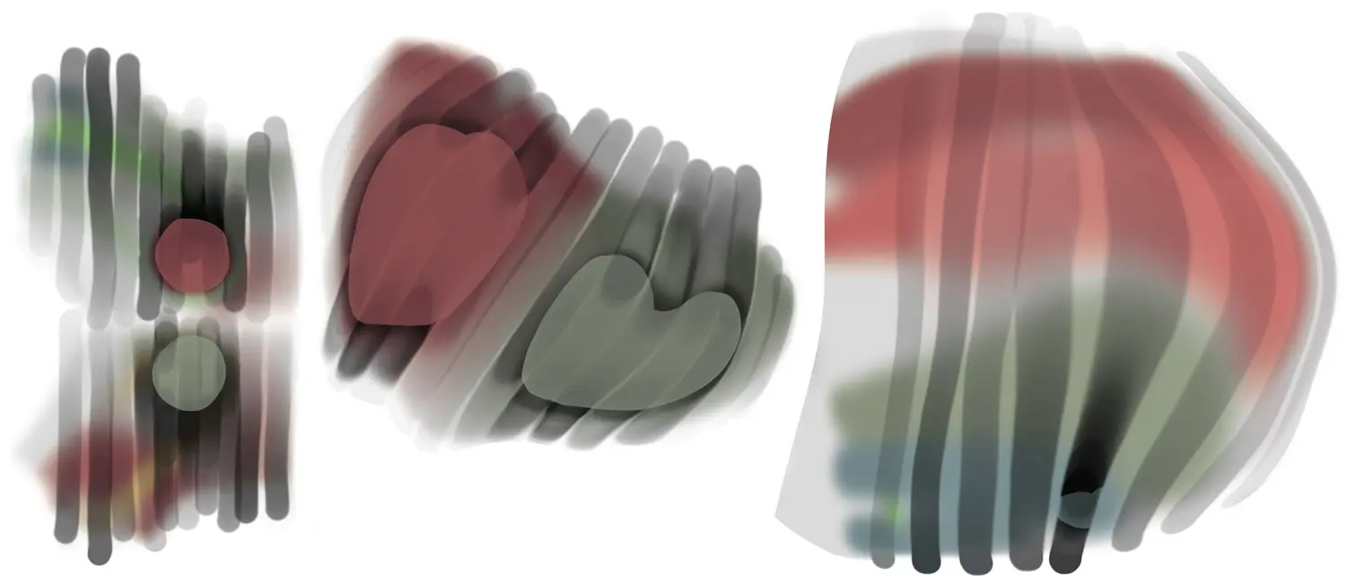 Laureline Galliot Image de travail pour l’installation «  Décors Linceulés »