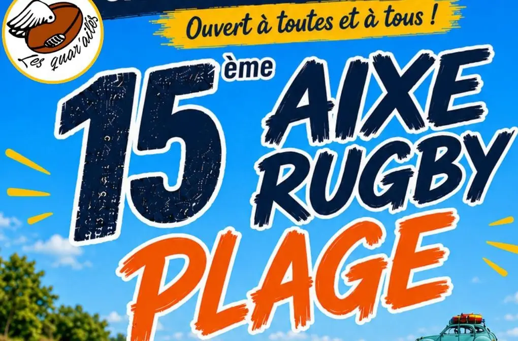 Visuel_Aixe Rugby Plage