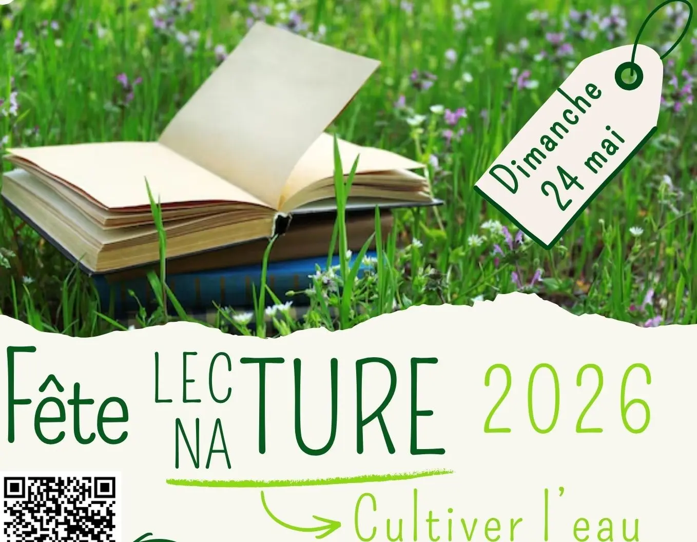 visuel Fete lecture nature