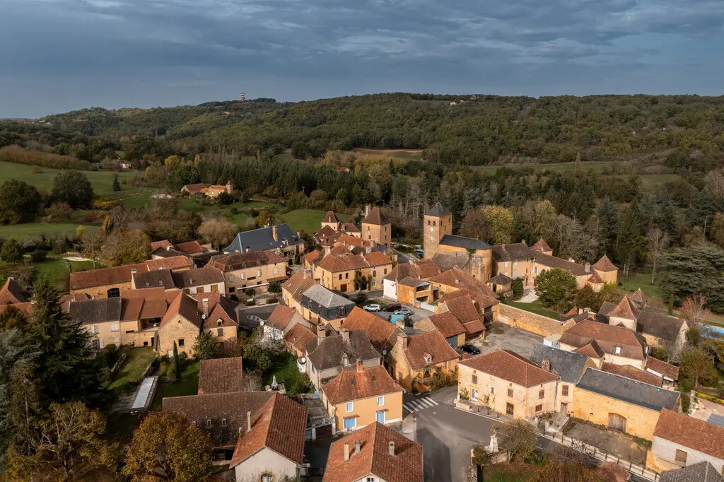 Vue aérienne de Marminiac