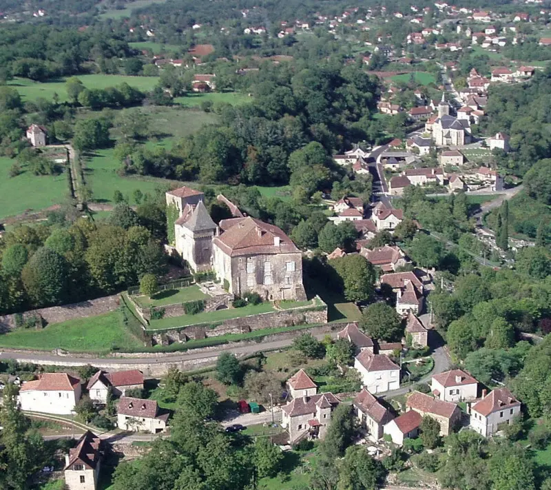 Béduer - Vue aérienne