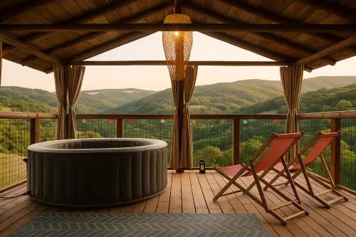 cabane jacuzzi