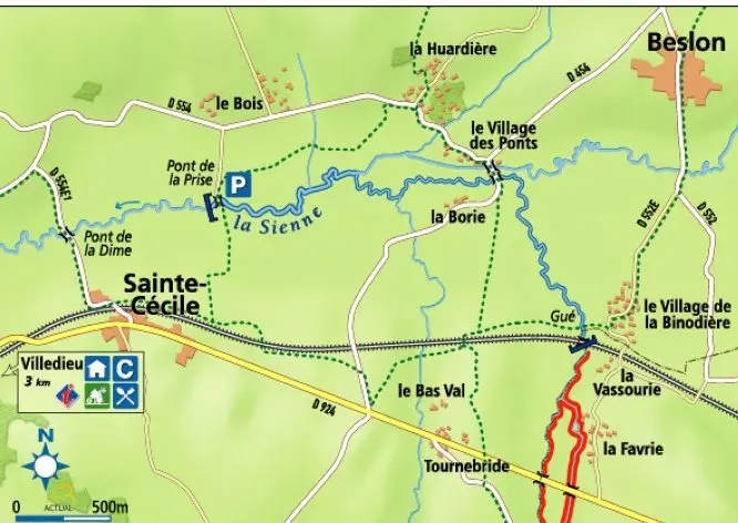 La Sienne en amont - Villedieu les Poêles