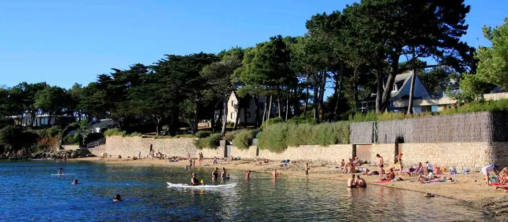 Plage du Berchis-Larmor-Baden-Golfe-du-Morbihan-Bretagne sud