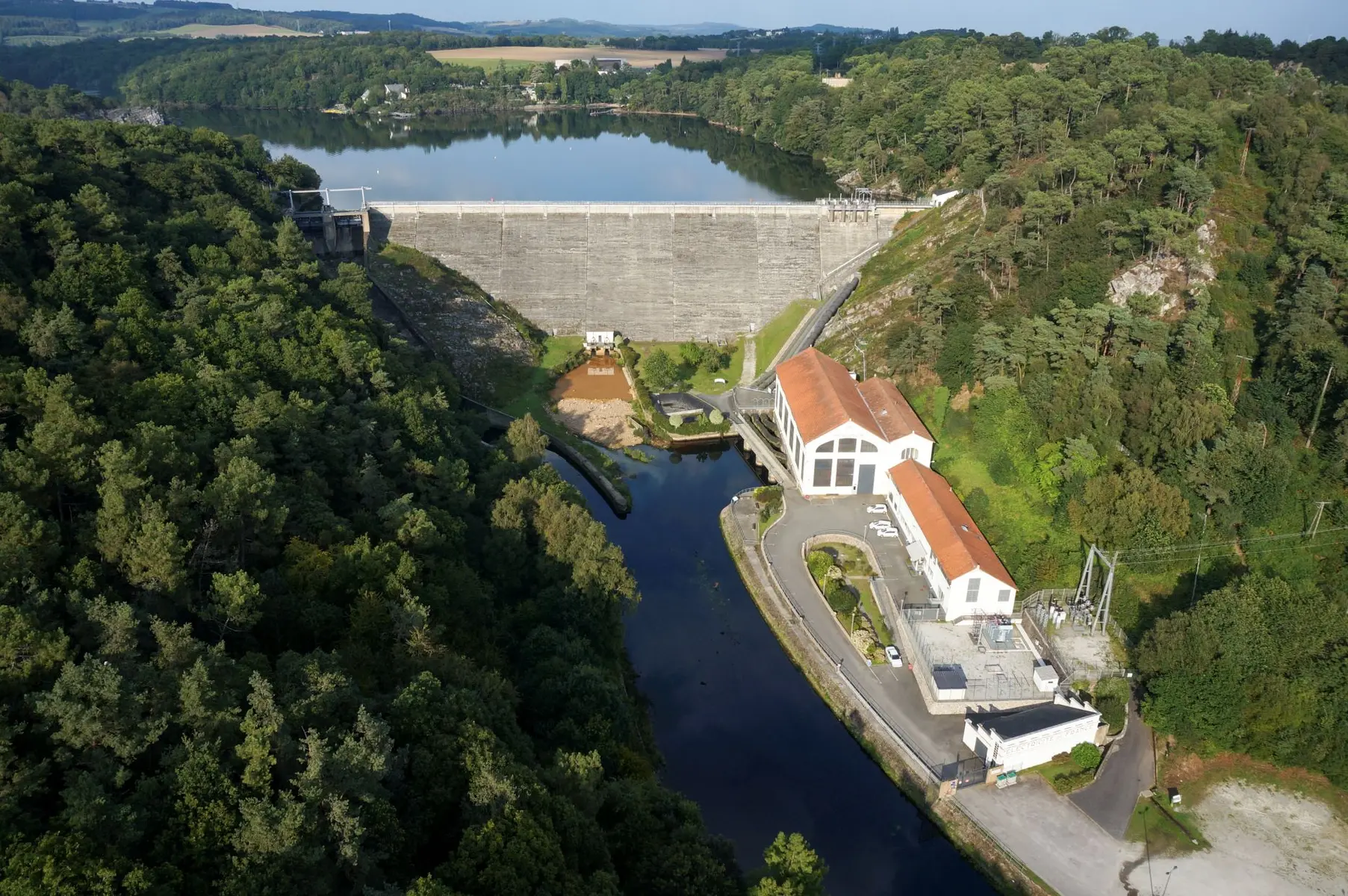 1222870-Barrage de Guerlédan, Côtes-d'Armor, UP Centre, GEH Ouest.