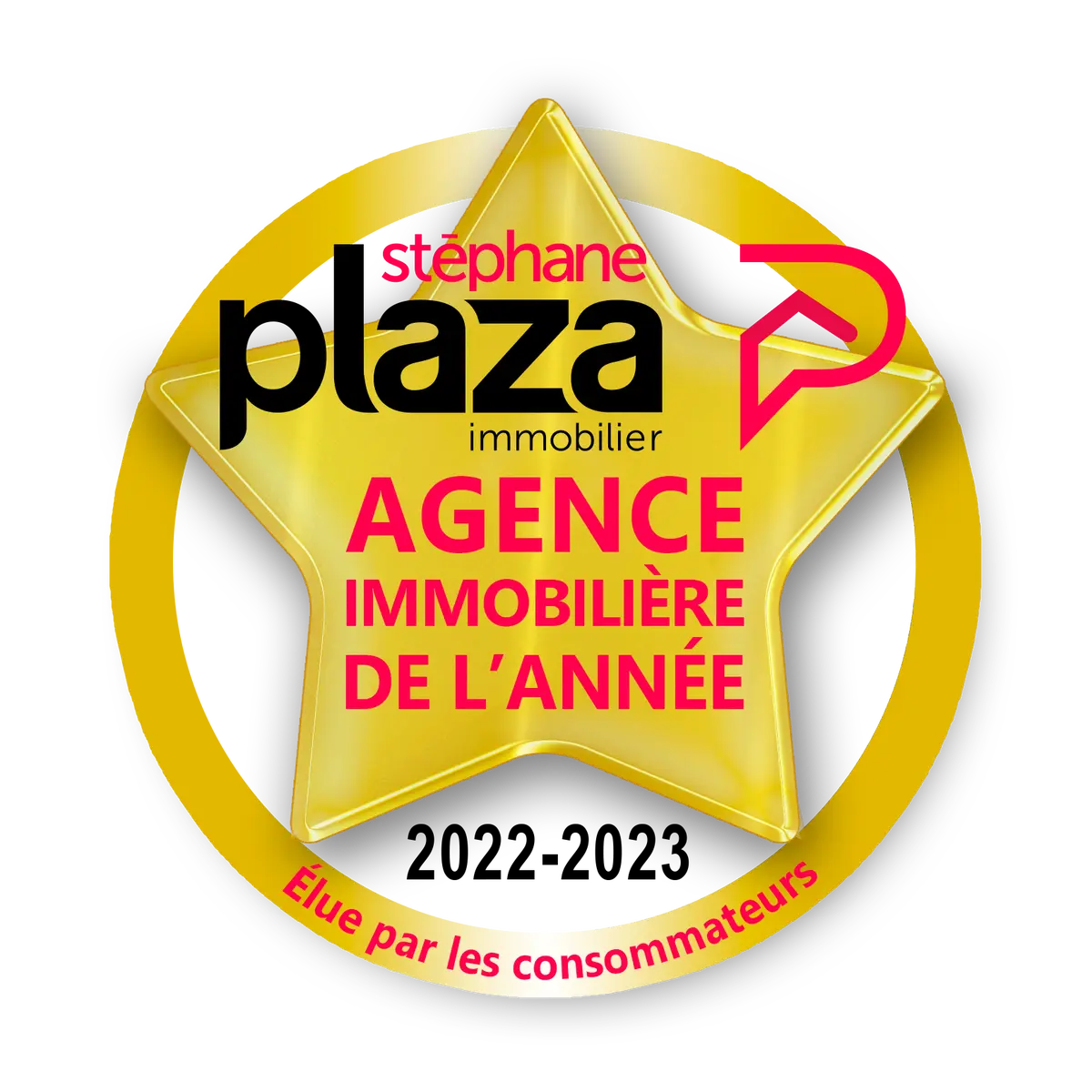 Logo Agence immobilière de l'année 2022 - 2023