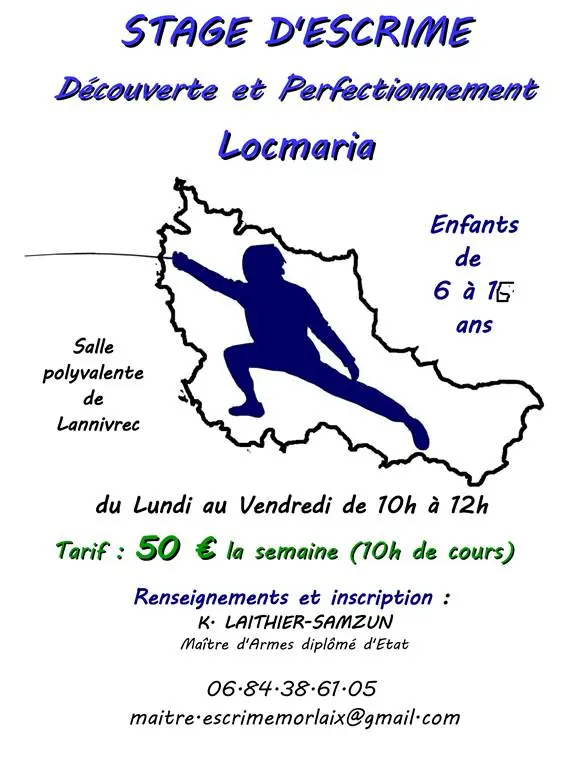 Stage d'escrime