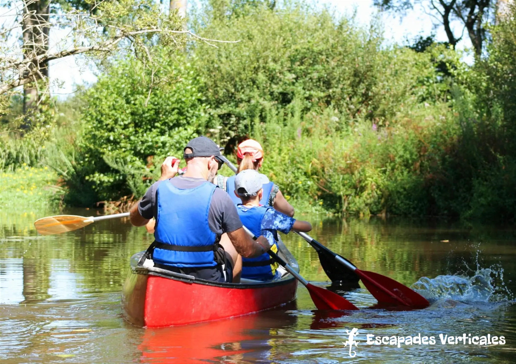 canoé-ile-aux-pies famille Escapades Verticales