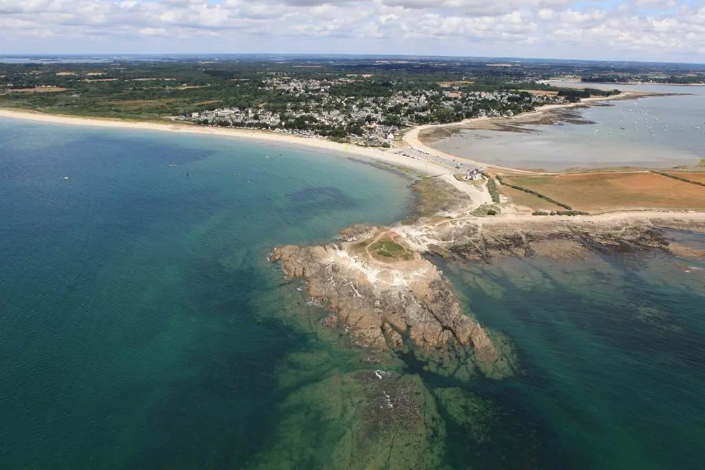 Vue-Aérienne-Camping-La-Grée-Penvins-Sarzeau-Presqu'île-de-Rhuys-Golfe-du-Morbihan-Bretagne sud