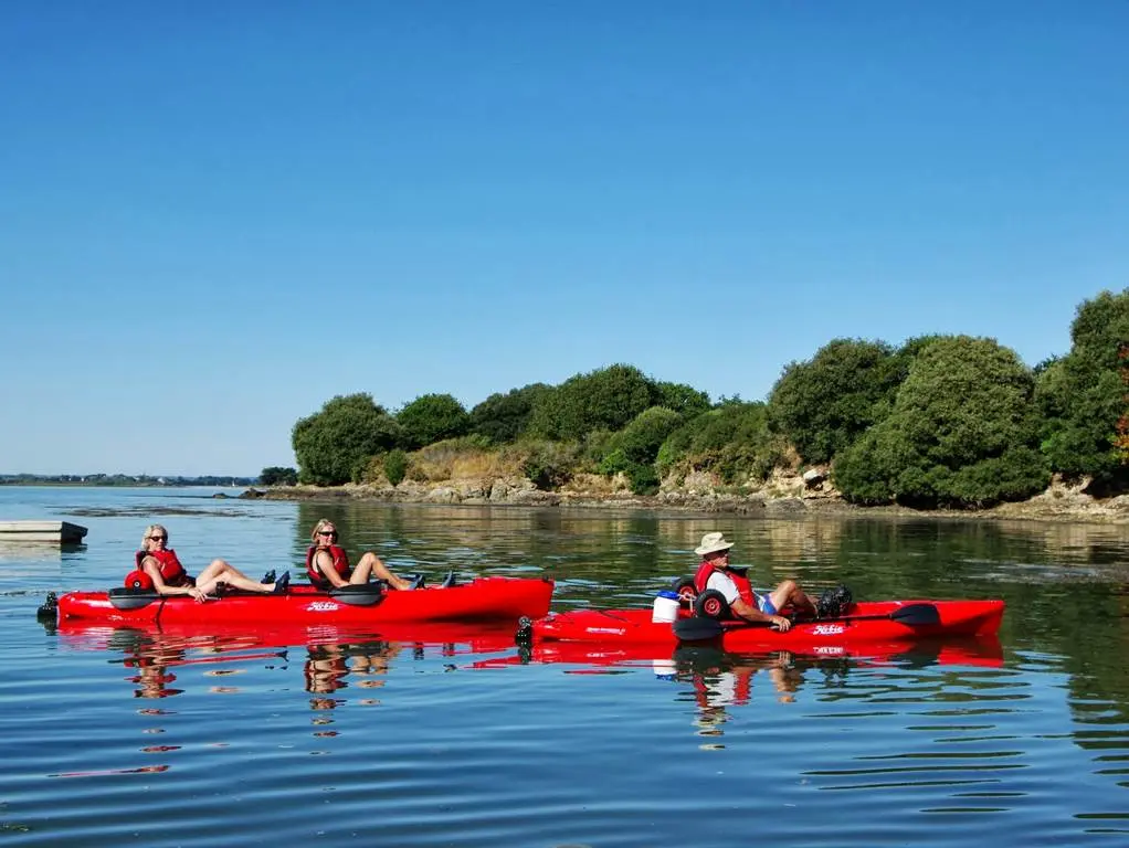 Feet-Kayak-Biplace-Confort-Sarzeau-Golfe-du-Morbihan-Bretagne sud