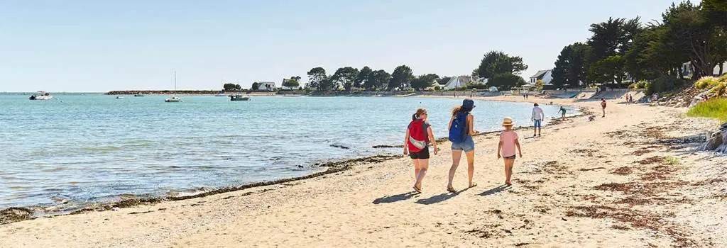 Plage du Bil Damgan Morbihan