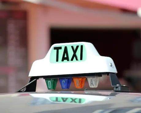 ' Lumineux ' de taxi libre