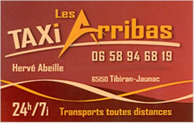 TAXIS ARRIBAS TIBIRAN JAUNAC