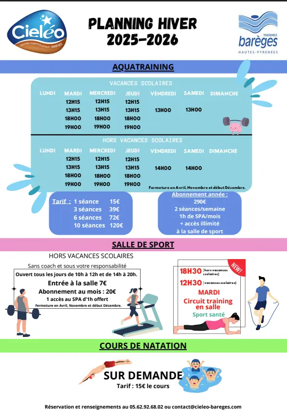 capture écran aquatraining