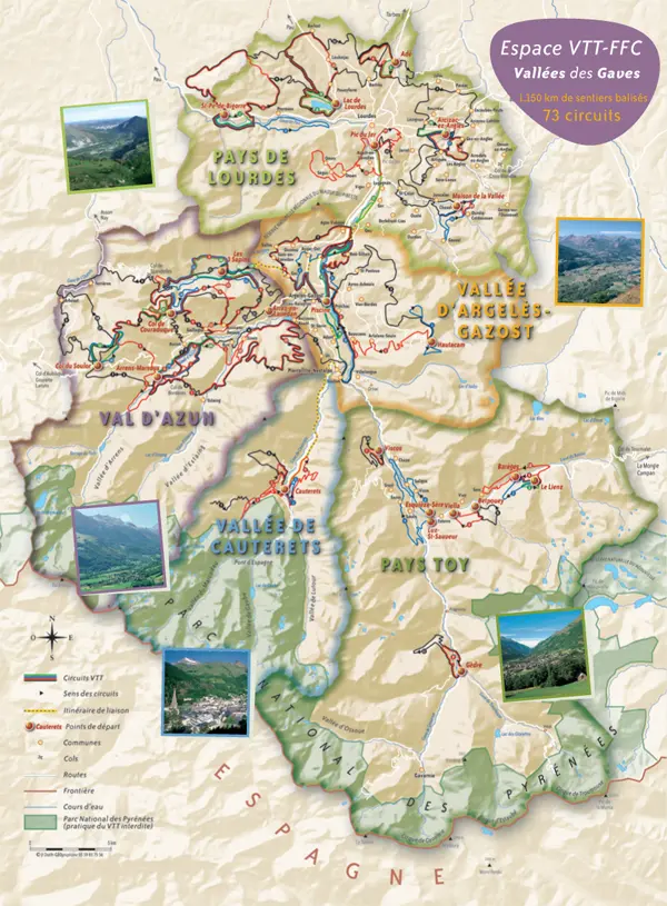 carte VTT