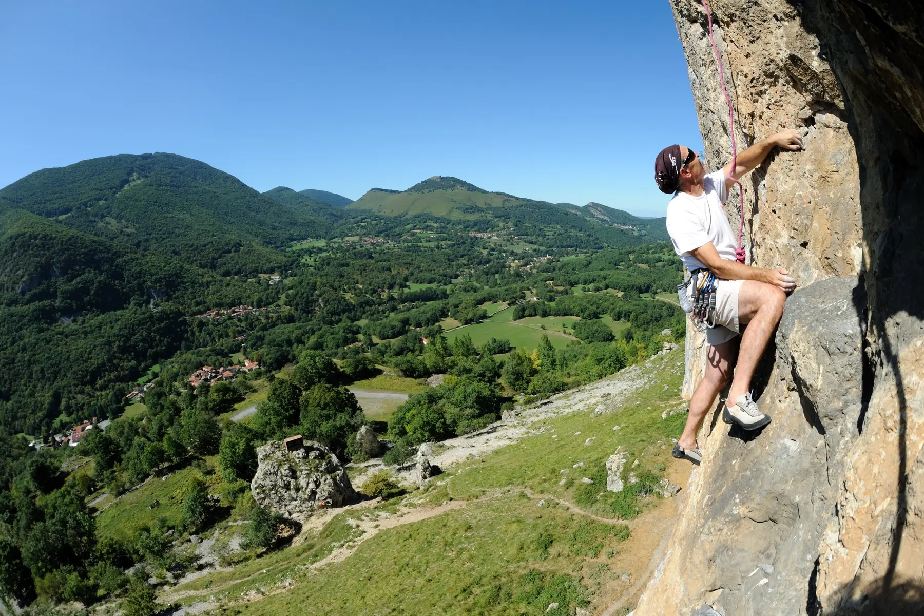 escalade Troubat - crédit photo jean noel herranz