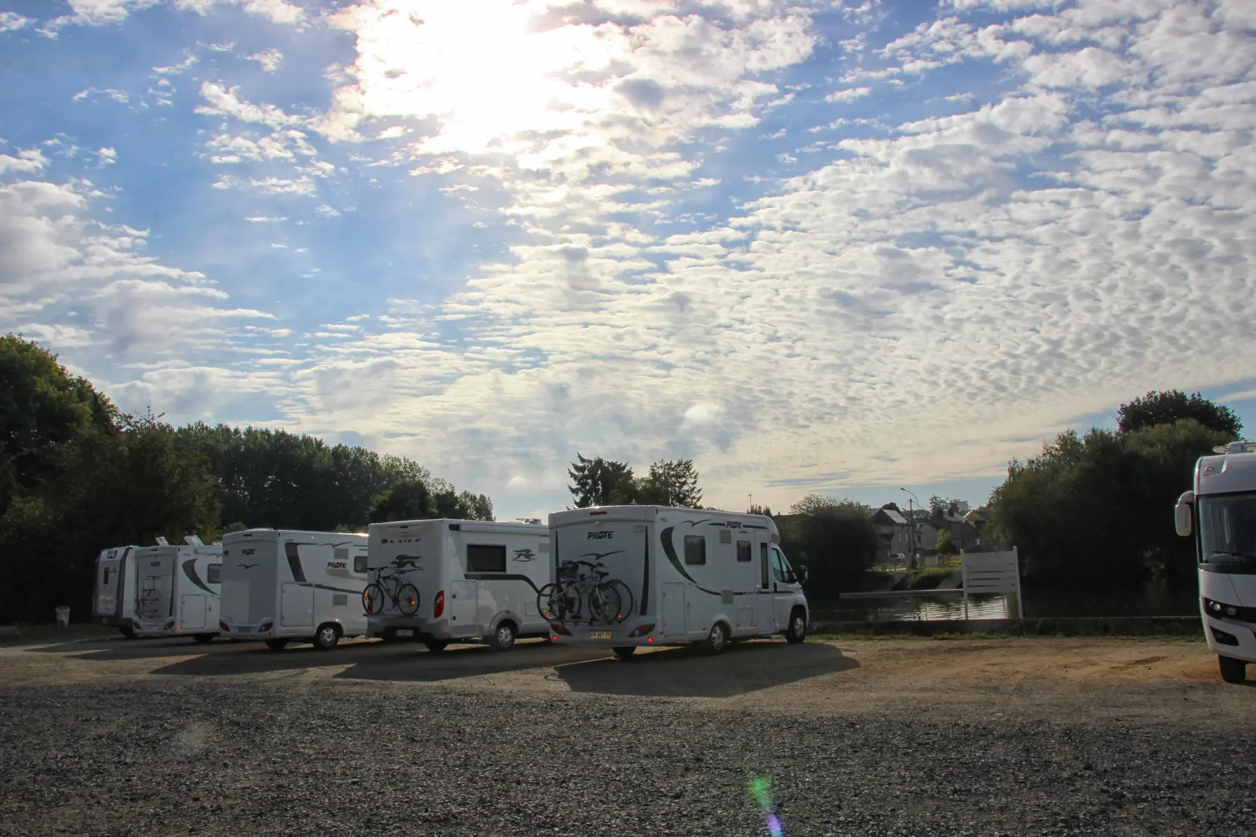 Vallée de la Sarthe - Sablé - Camping car