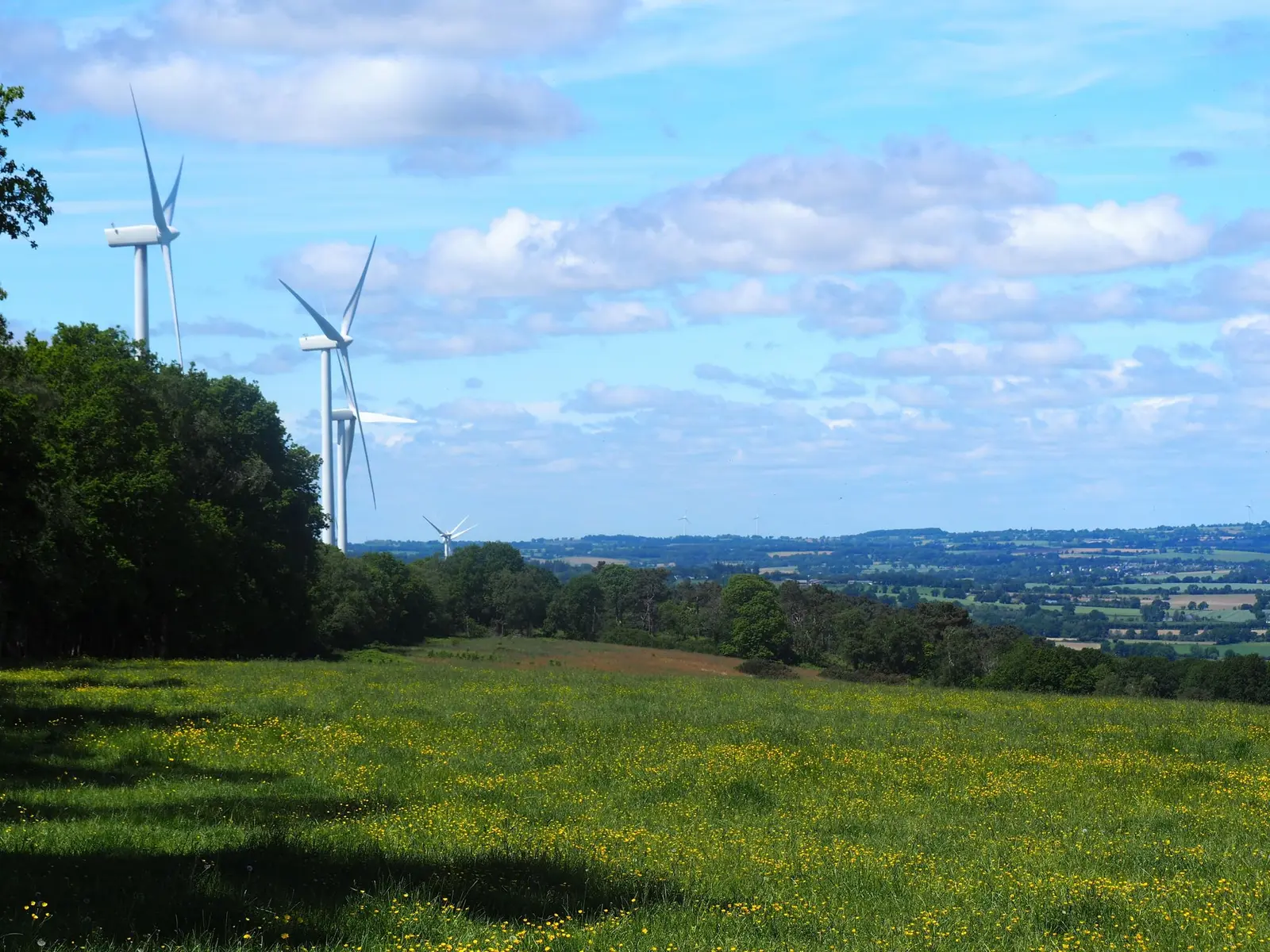 Eoliennes à Crennes-sur-Fraubée