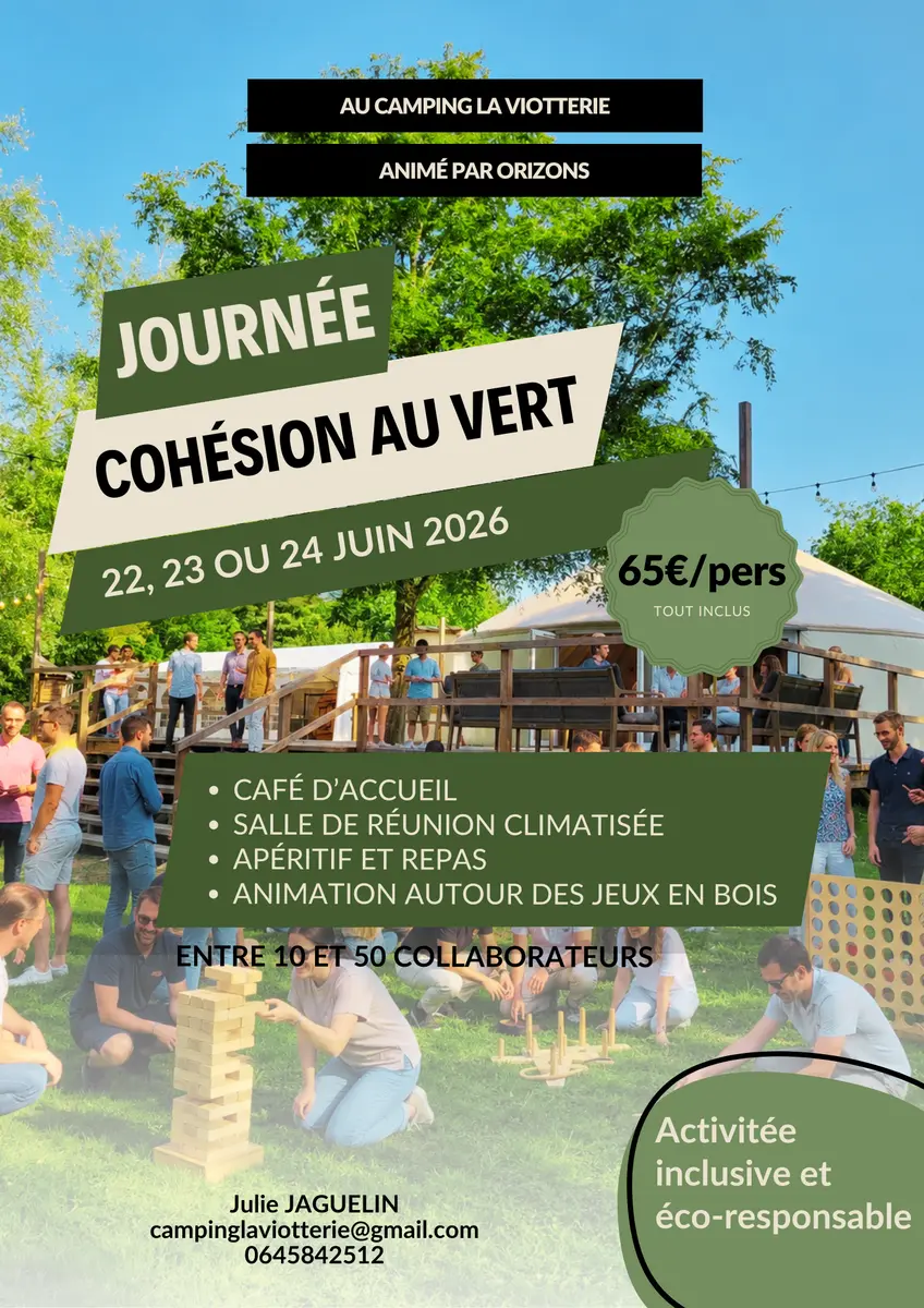Affiche Journée Évènement Portes Ouvertes Centre Équestre Photo Simple Moderne Vert Jaune Orange - 1