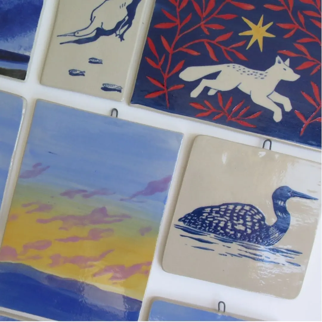 Pochoir et sgraffito