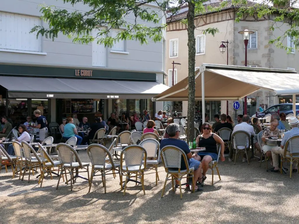 Bar le Corot, terrasse