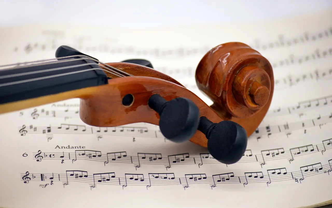 violon notes de musique
