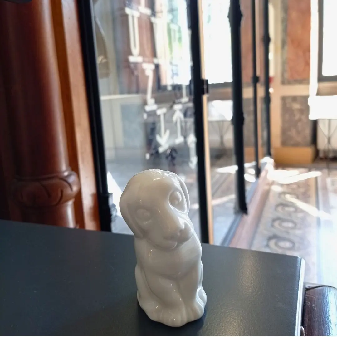 Le chien Porcelaine et son mini musée