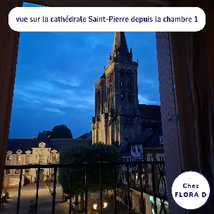 vue Cathédrale Saint-Pierre depuis la chambre 1